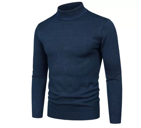 Herren Pullover mit hohem Kragen