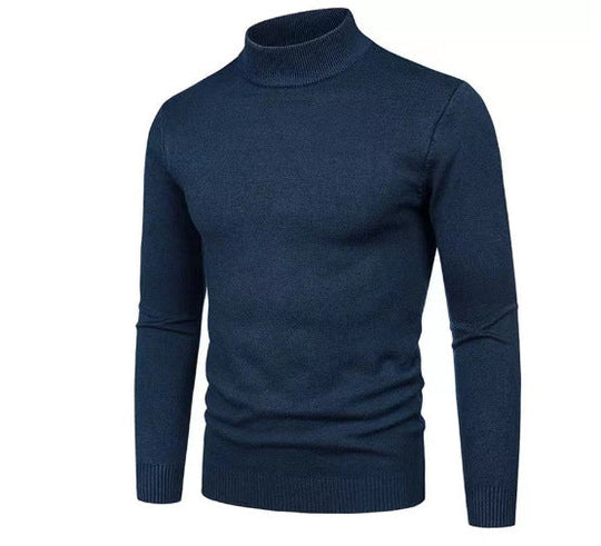 Herren Pullover mit hohem Kragen