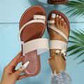 Damen Minimalistische Riemensandalen mit bequemer Sohle