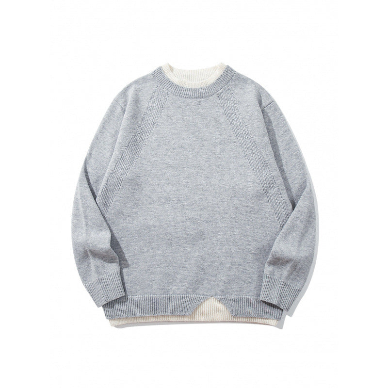 Unisex Feinstrickpullover mit Raglannaht und dreieckigem Saumbesatz Shop Nory