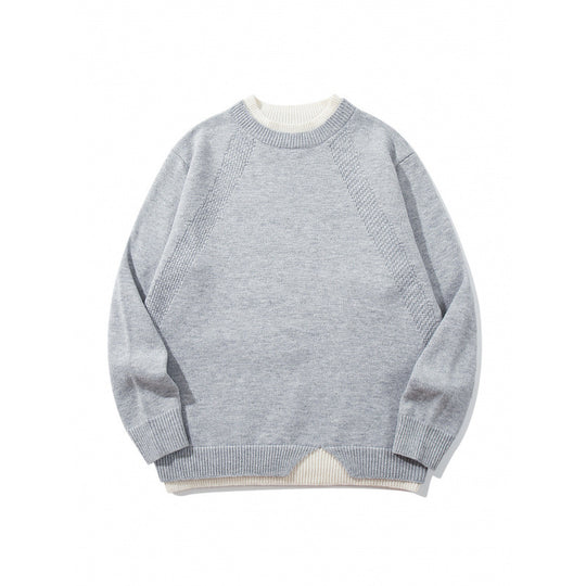 Unisex Feinstrickpullover mit Raglannaht und dreieckigem Saumbesatz Shop Nory