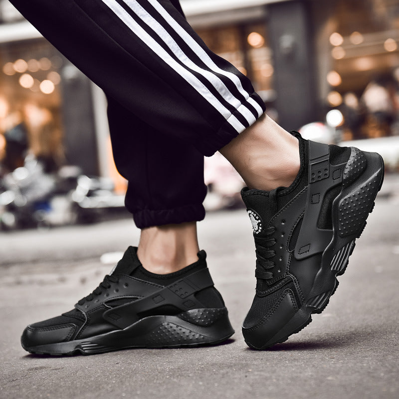 Damen sportliche Sneaker mit atmungsaktiver Oberflächenstruktur und rutschfester Sohle