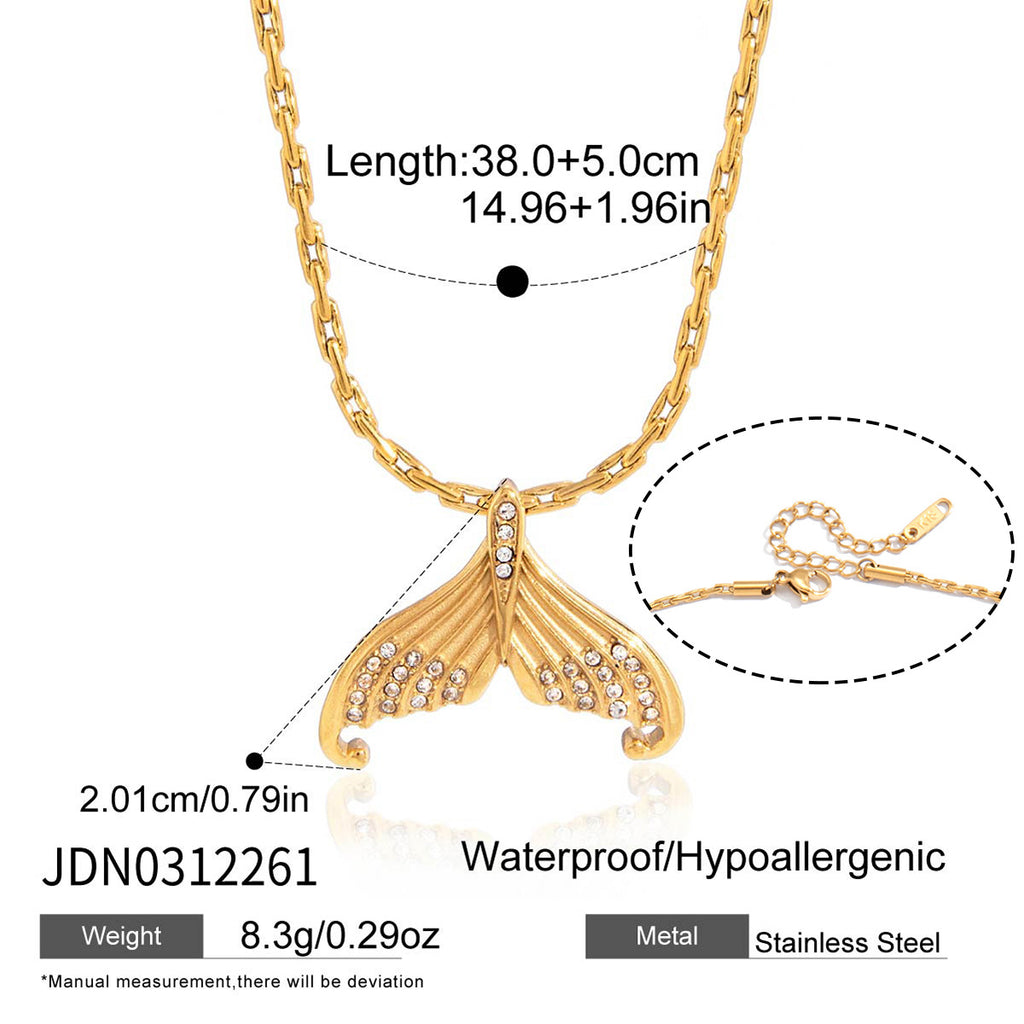 Damen Ohrhänger im eleganten Design mit muschelförmigem Anhänger und Zirkonia Besatz Shop Nory