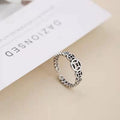 Damen Offener Ring mit kunstvoller Struktur Shop Nory