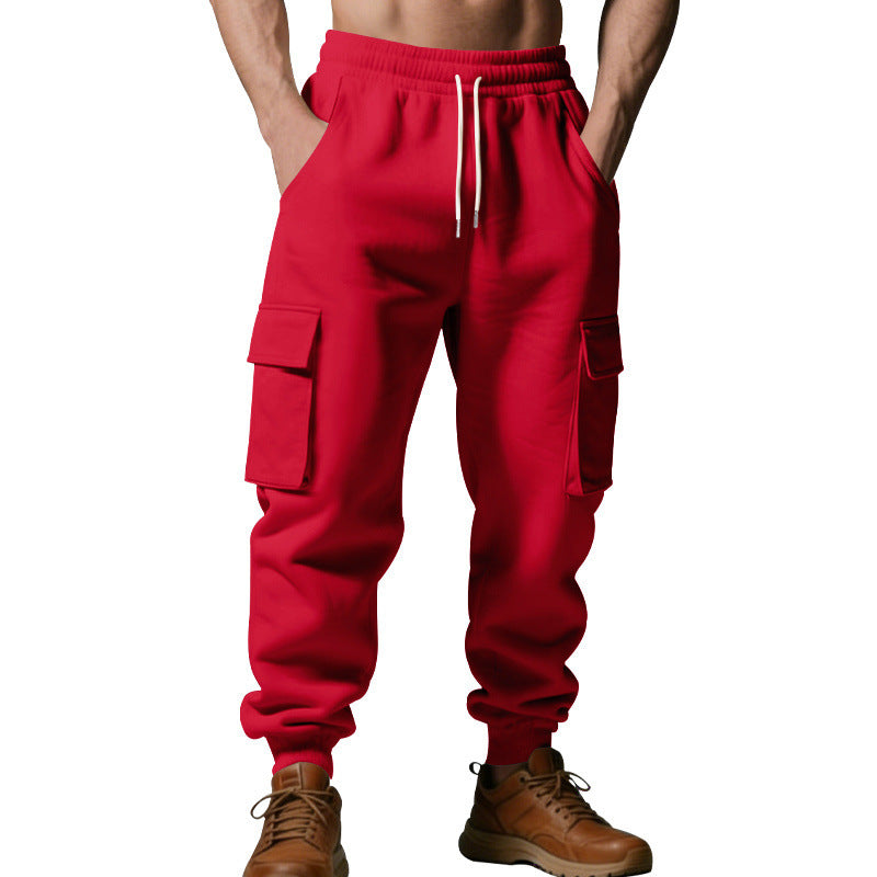 Herren Utility-Jogger mit Cargo-Taschen, Kordelzug und gerippten Bündchen Shop Nory