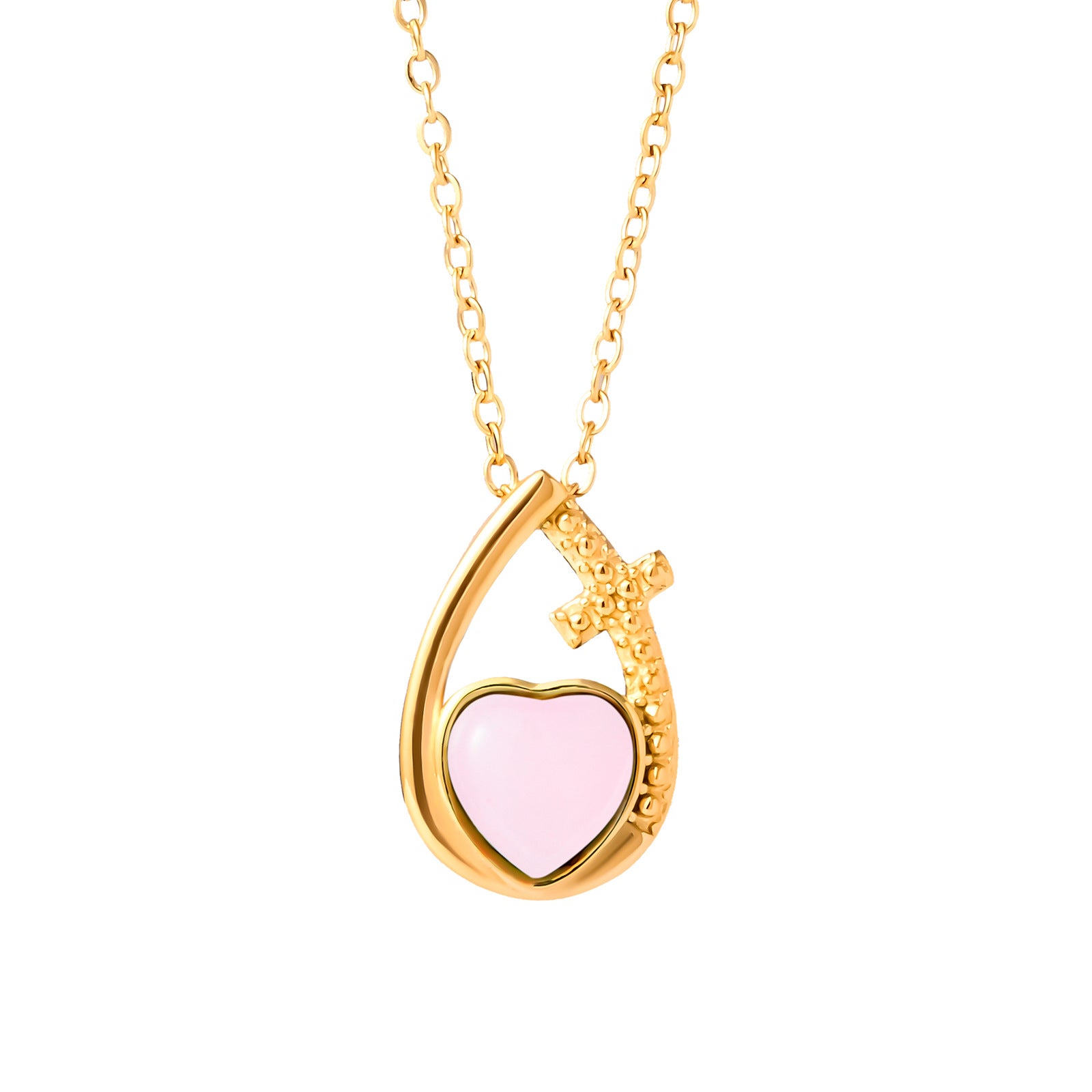 Damen Halskette mit herzförmigem Anhänger Shop Nory