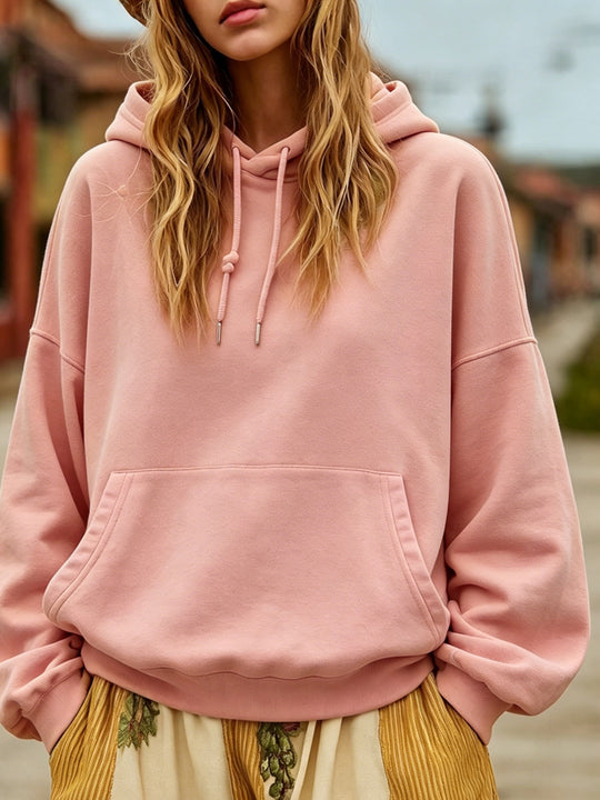 Damen Oversize-Kapuzenpullover mit Kängurutasche und Relaxed-Fit Shop Nory