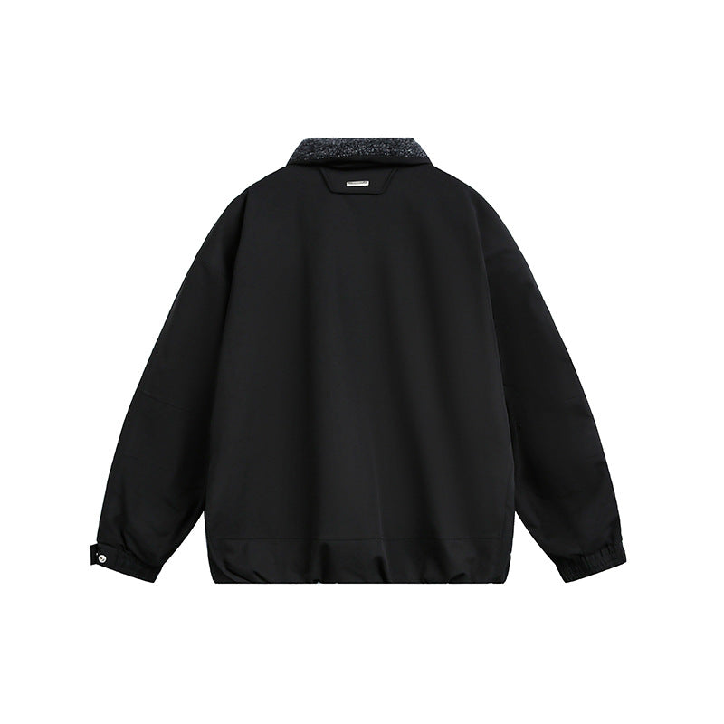 Herren Oversize Steppjacke mit hohem Kragen und Teddyfutter Shop Nory