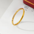 Damen eleganter Bandring mit funkelnden Zirkonia-Steinen Shop Nory
