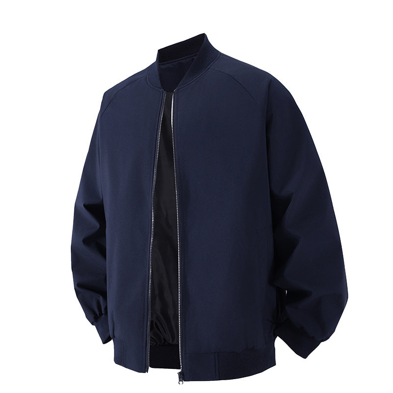 Herren Modische Bomberjacke mit elastischen Bündchen Shop Nory
