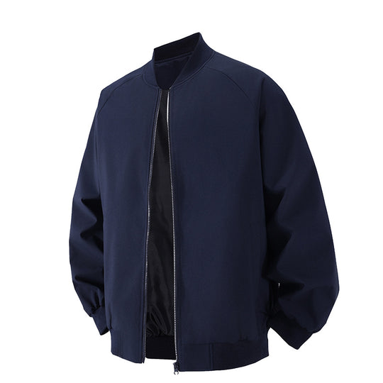 Herren Modische Bomberjacke mit elastischen Bündchen Shop Nory