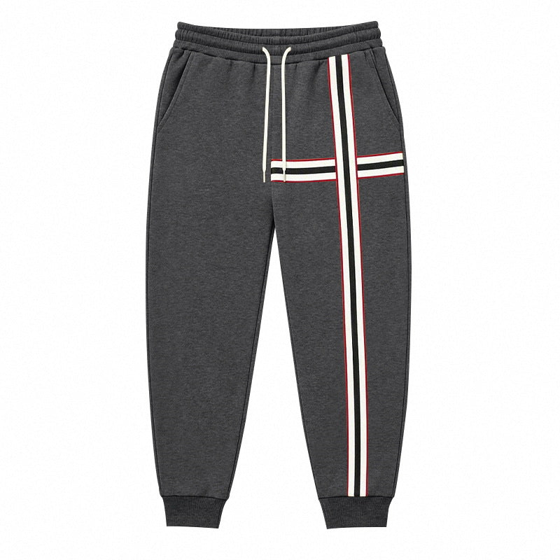 Herren Jogginghose mit kontrastierenden Seiten- und Querstreifen Shop Nory