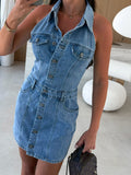 Damen Jeanskleid