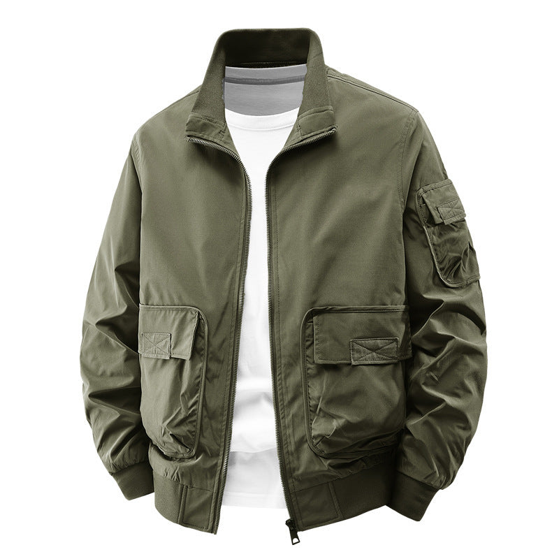 Herren praktische Bomberjacke mit Taschen Shop Nory