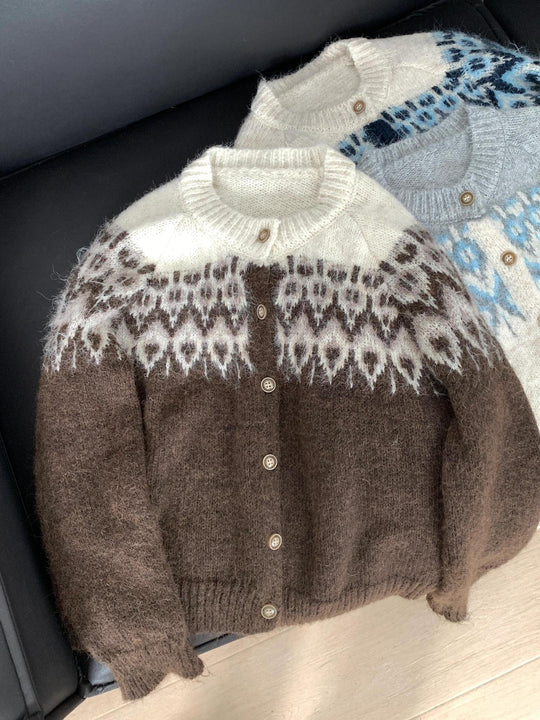 Damen Kuschelige Strickjacke Shop Nory