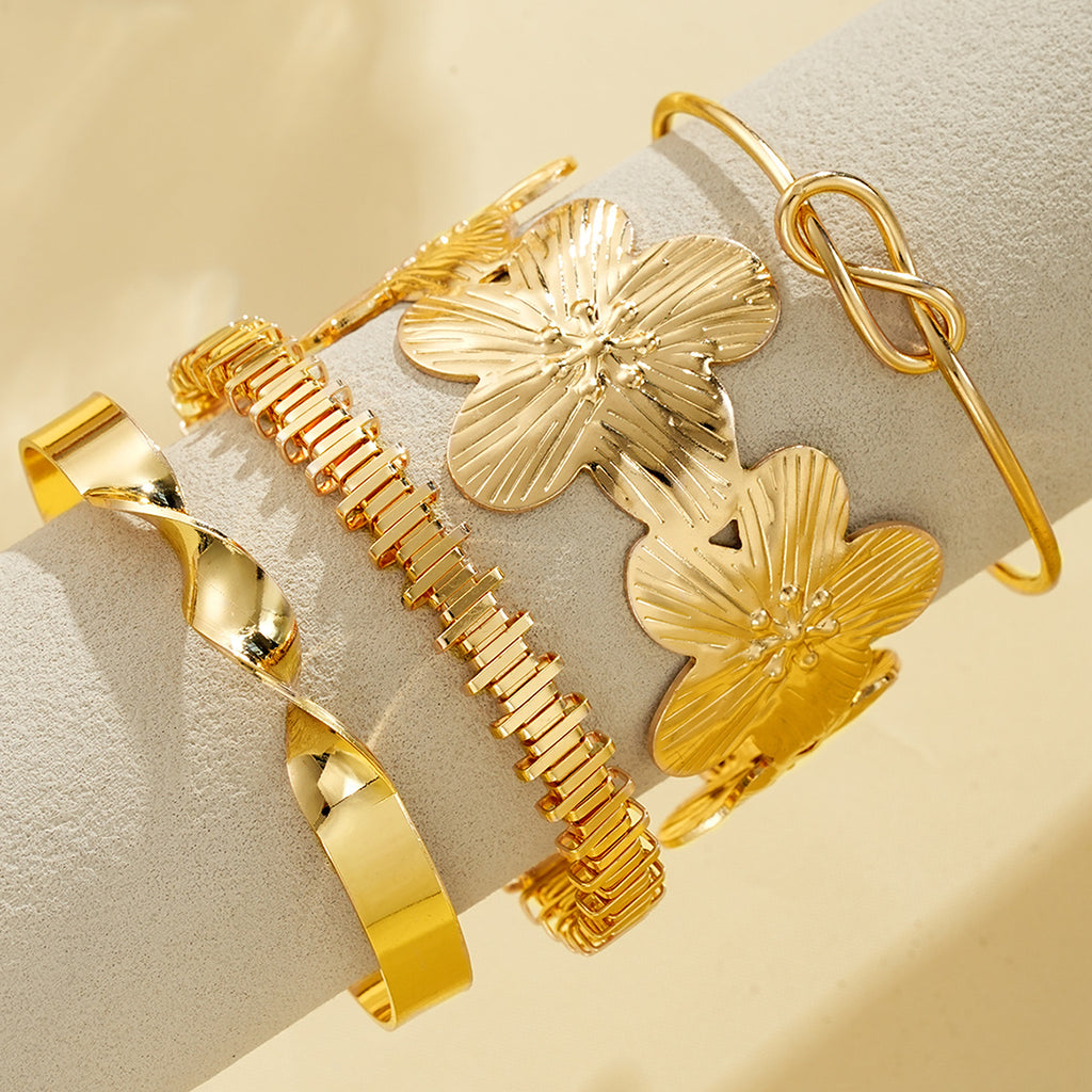 Damen Armband-Set mit floralen und eleganten Designs Shop Nory