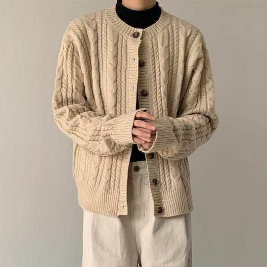 Damen Modische Strickjacke mit Knopfdetails Shop Nory
