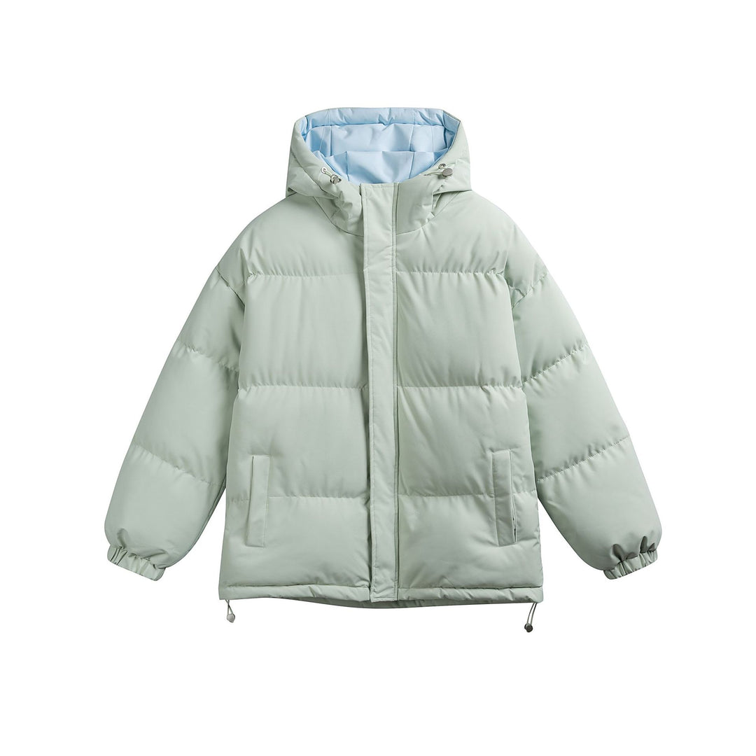 Damen Wattierte Kapuzen‑Steppjacke im Oversize‑Pufferschnitt mit Tunnelzugbund Shop Nory