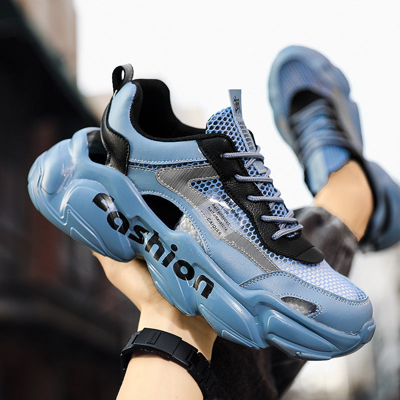 Unisex Voluminöse Chunky-Sneaker mit atmungsaktivem Mesh und profilierter Plateausohle Shopy Nory