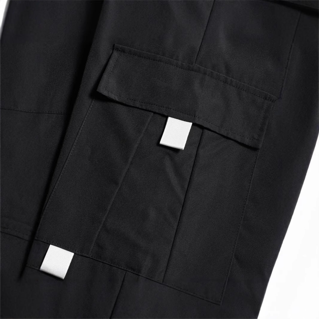 Herren Utility-Cargohose im Joggerstil mit Tunnelzugbund, elastischen Beinabschlüssen & Mehrfachtaschen Shop Nory