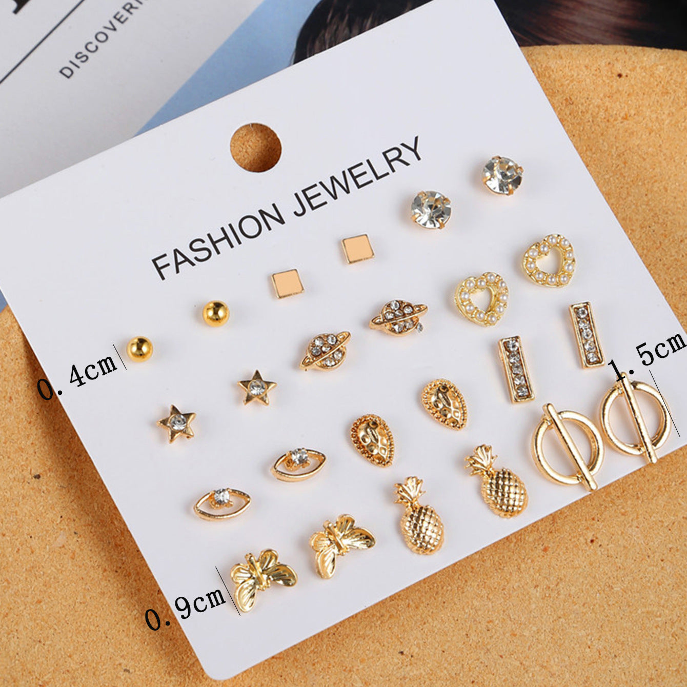 Damen Ohrringe Set mit verschiedenen verspielten Designs Shop Nory