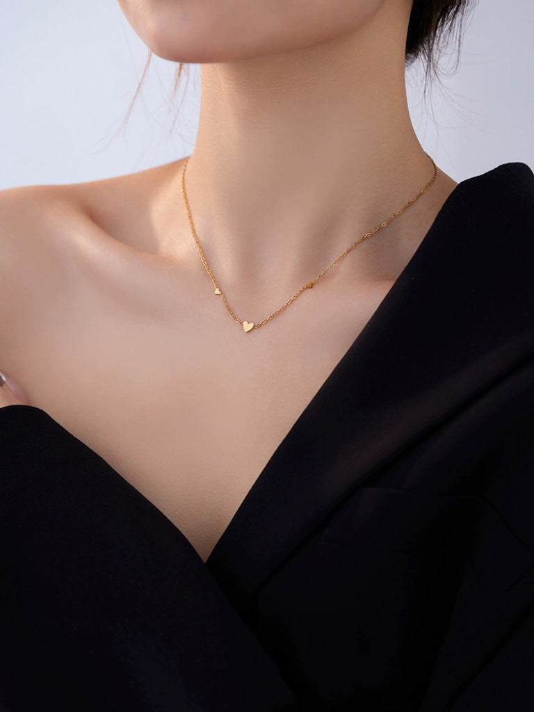 Damen Herzmotiv Liebe Kette Halskette Shop Nory