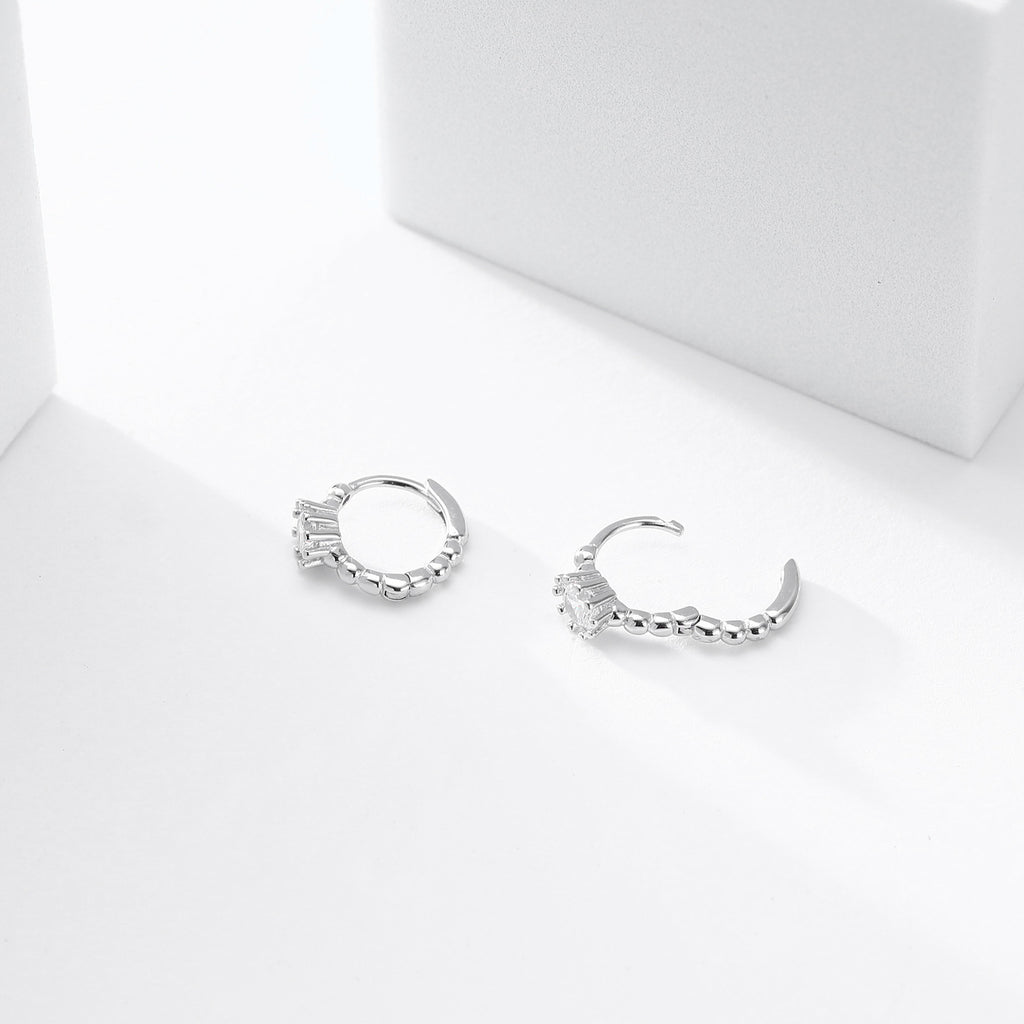 Damen Ohrhänger mit funkelndem 5A Zirkon und hochwertigem 925 Sterling Silber Shop Nory