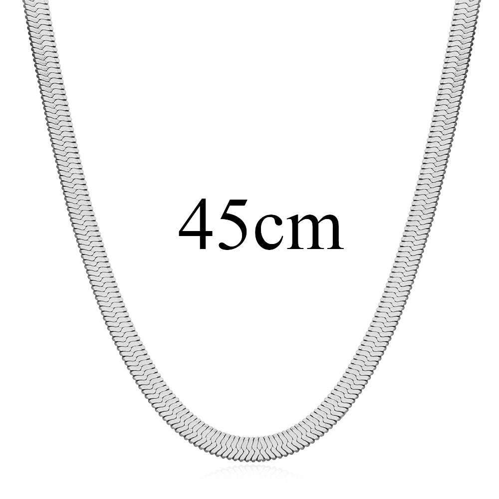 Damen Halskette aus hochwertigem Edelstahl mit elegantem Zopfmuster Shop Nory