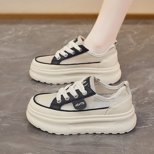 Damen Leichte Wedge‑Sneaker mit Netzgewebe, ergonomischer Memory‑Innensohle und profilierter Laufsohle Shop Nory