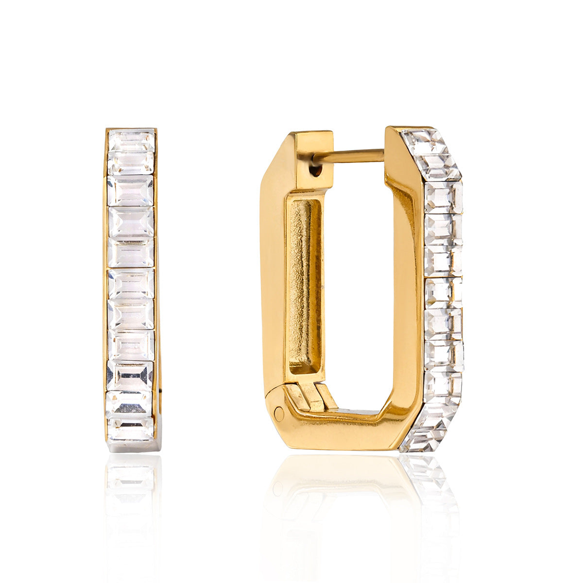 Damen Ohrhänger mit luxuriösem Zirkonia-Besatz und modernem Designs Shop Nory