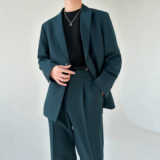 Herren eleganter Anzugblazer mit modernem Schnitt und feinem Innenfutter