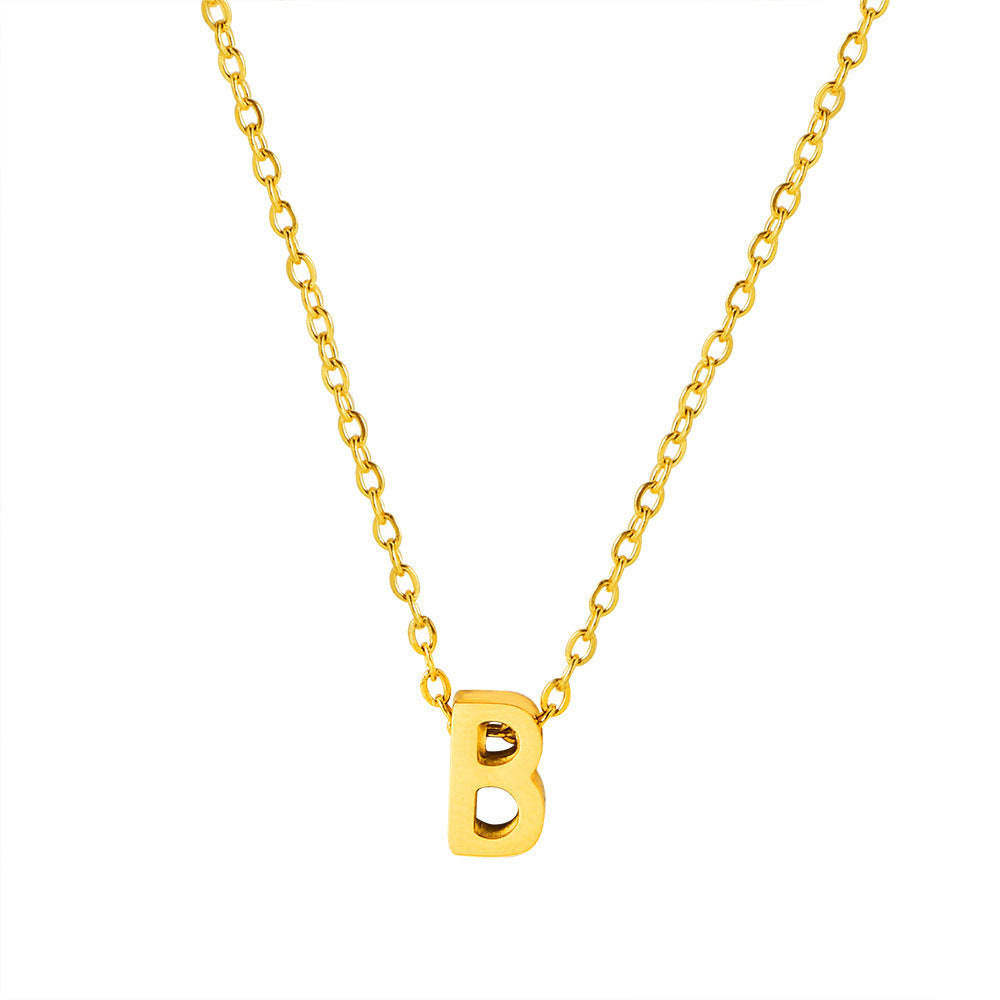 Damen personalisierte Initial Anhänger Halskette Shop Nory