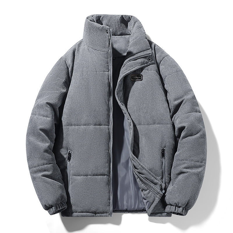 Herren Warme Steppjacke mit hohem Kragen Shop Nory