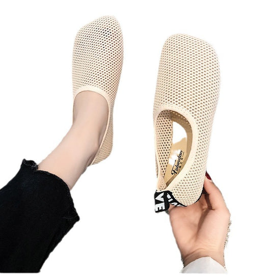 Damen Atmungsaktive Mesh-Slipper mit elastischem Einstieg und rutschfester Laufsohle Shop Nory