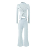 Blaues Dreiteiliges Set