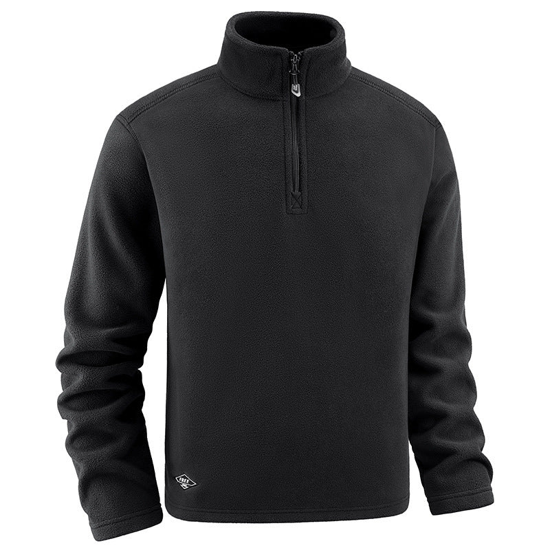 Herren Fleece-Pullover mit Troyer-Kragen und halbem Reißverschluss aus weichem Microfleece Shop Nory