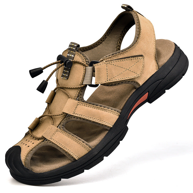 Herren Outdoor Sandalen mit verstellbarem Gurt und rutschfester Sohle Shopnory