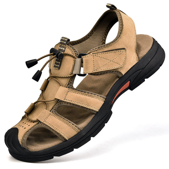 Herren Outdoor Sandalen mit verstellbarem Gurt und rutschfester Sohle Shopnory