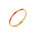 Damen Ring mit elegantem, schmalem Design und kontrastierenden Akzenten Shop Nory