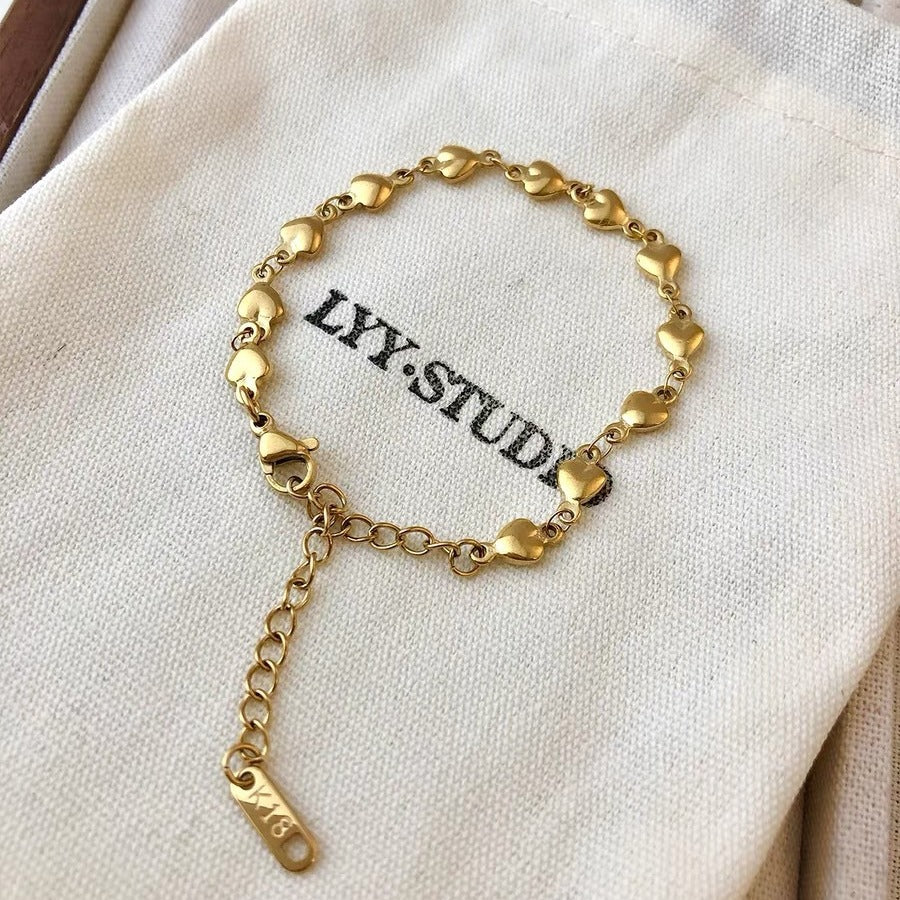 Damen Herzförmiger Charme Fußkette Shop Nory
