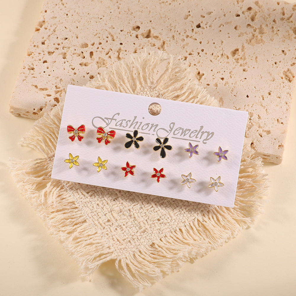 Damen Ohrstecker Set mit fruchtigem Design Shop Nory