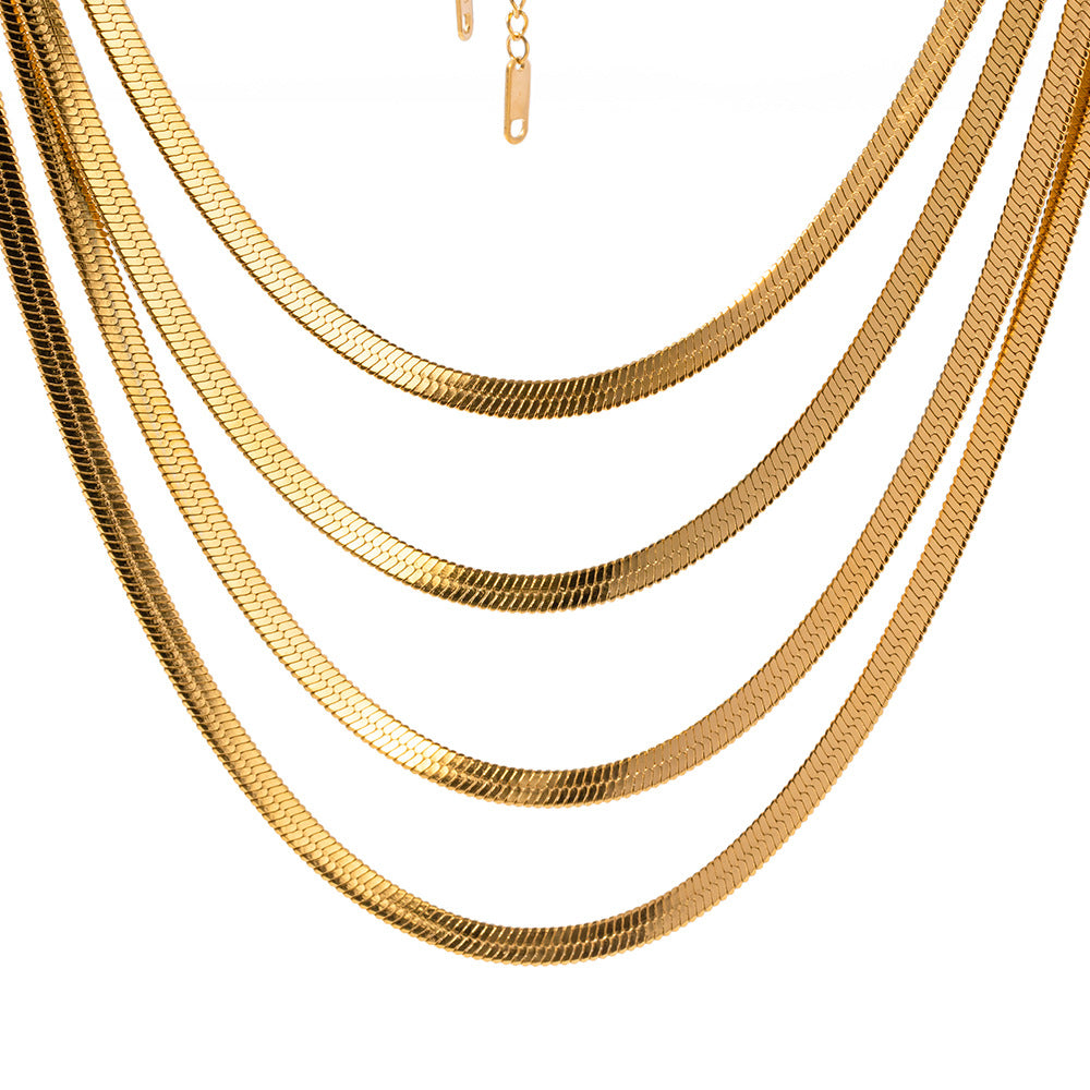 Damen Eleganter Kettenarmband aus hypoallergenem Edelstahl Shop Nory