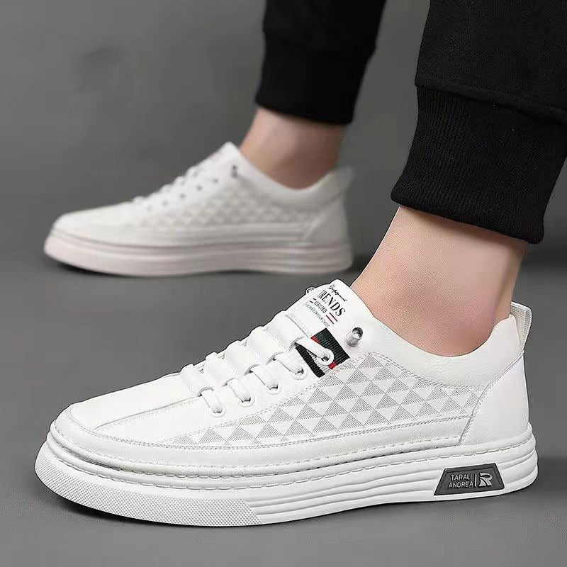 Damen Sneakers mit klassischem Diamantmuster und innovativer Dämpfungstechnologie