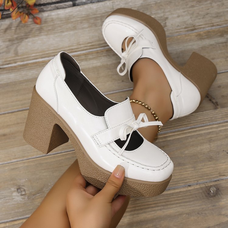 Damen elegante Clogs mit hohem Absatz