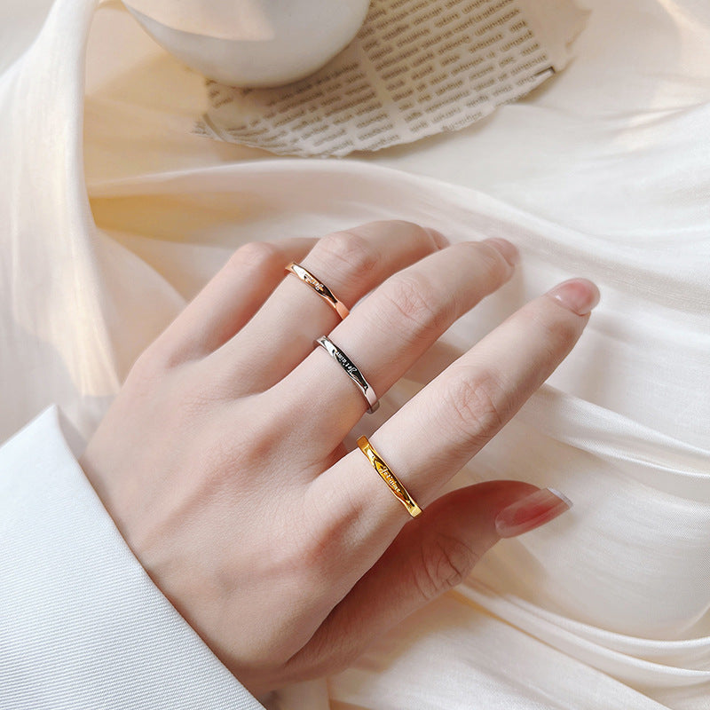 Damen Ring mit personalisierter Gravur Shop Nory