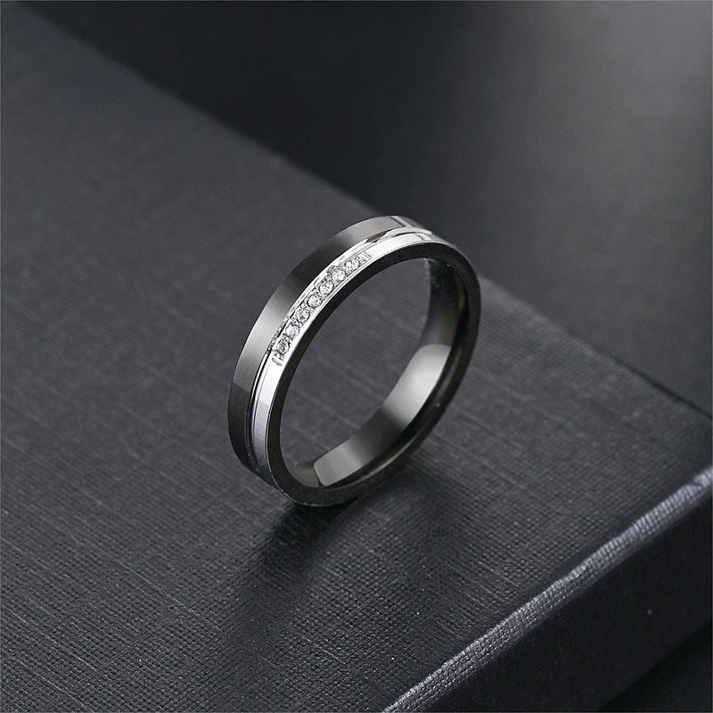 Herren Ring mit eleganter, gefrosteter Oberfläche und stilvollem Design Shop Nory