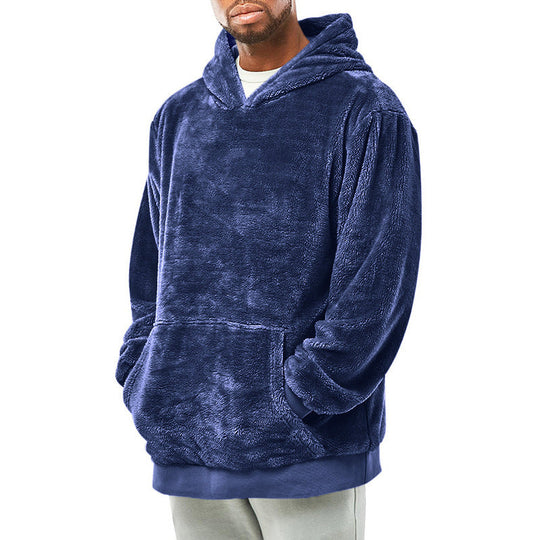 Herren kuscheliger Fleece-Hoodie
