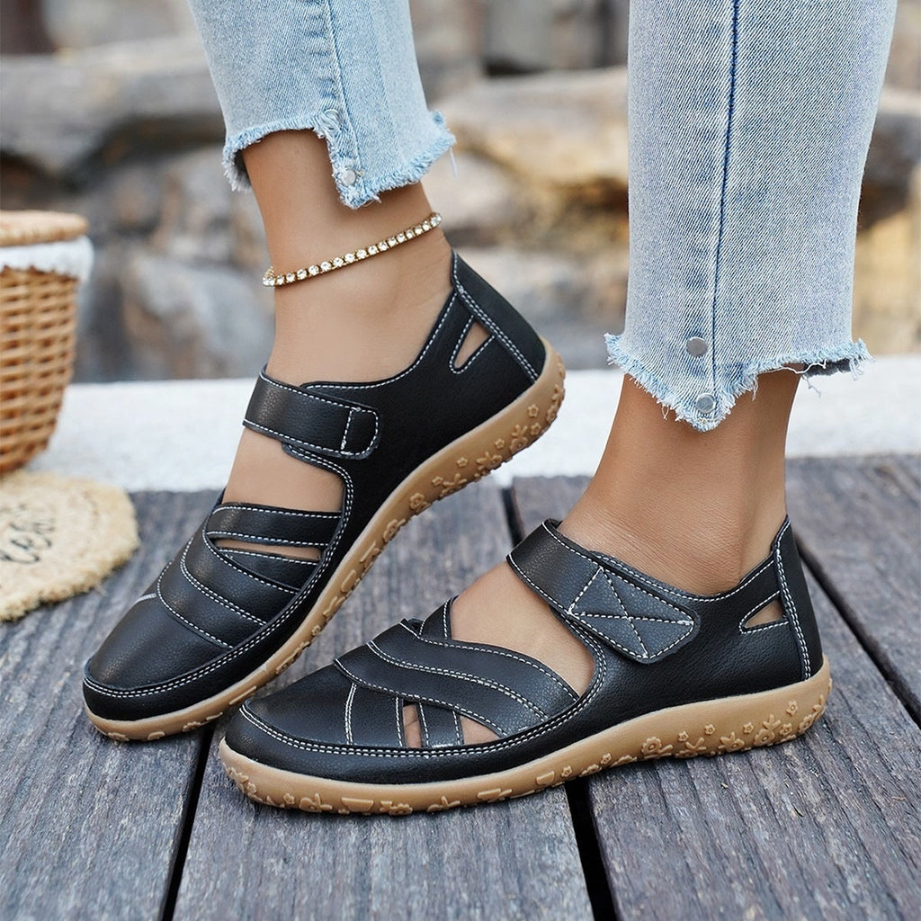 Damen Clogs mit verstellbaren Riemen und rutschfester Sohle