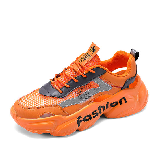 Unisex Voluminöse Chunky-Sneaker mit atmungsaktivem Mesh und profilierter Plateausohle Shopy Nory