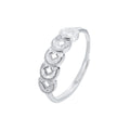 Damen eleganter Ring mit stilvollem Logo-Muster Shop Nory